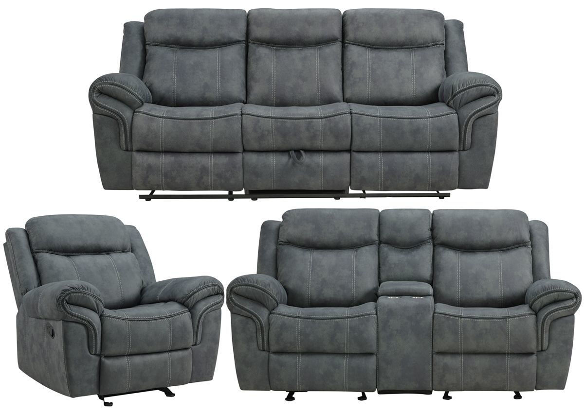 Sorrento Sofa Set Gray Home Furniture