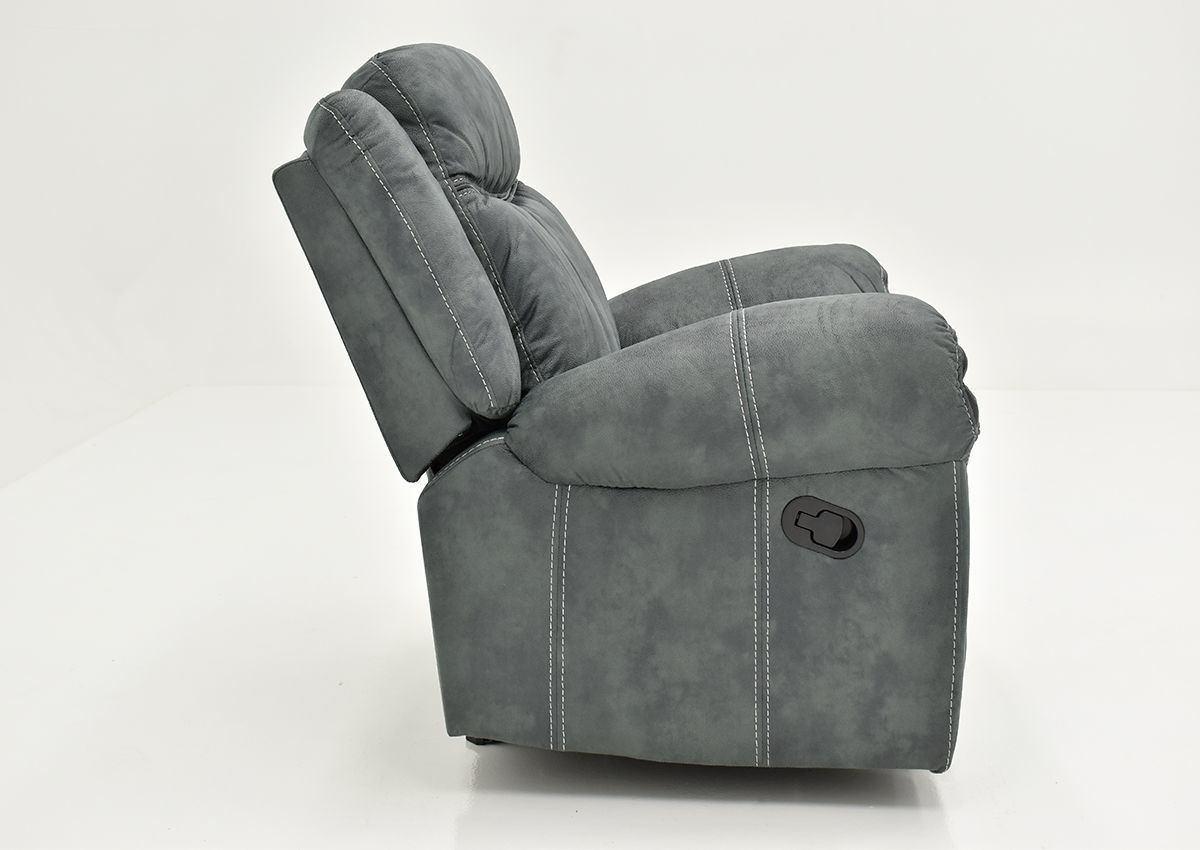 Sorrento Glider Recliner Gray Home Furniture Plus Bedding and