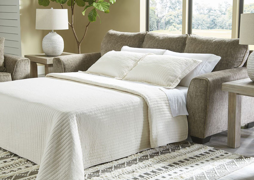 Olin Sleeper Sofa Brown Home Furniture Plus Bedding and Mattress Center