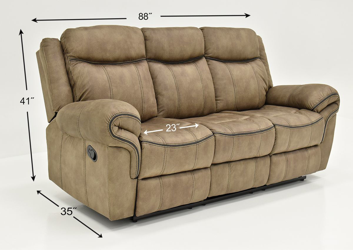 Knoxville Reclining Sofa Set Brown Home Furniture Plus Bedding