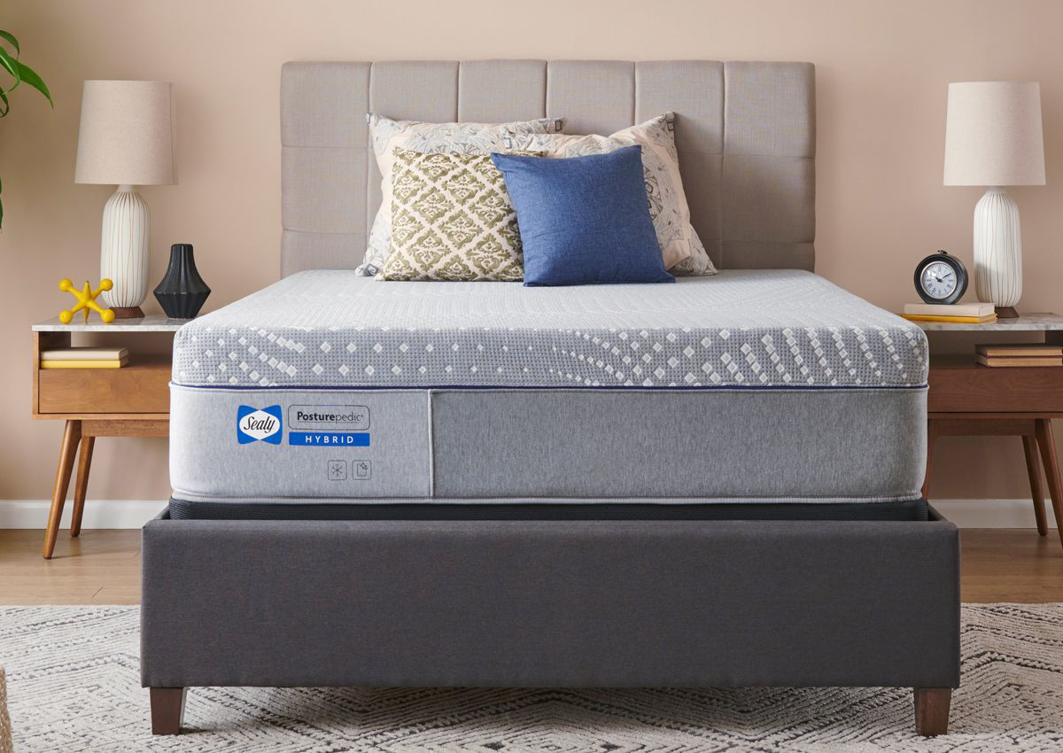sealy lacey hybrid firm queen mattress