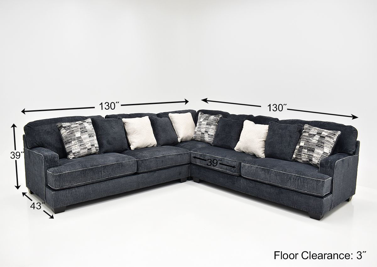 Sectional Sofa Gray Home Furniture Plus Bedding