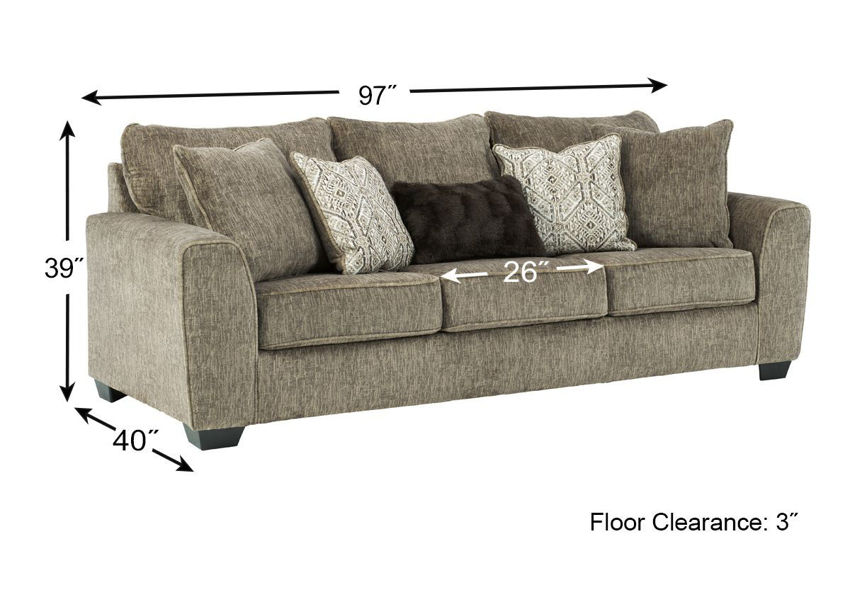 Olin Sofa Set Brown Home Furniture Plus Bedding and Mattress Center
