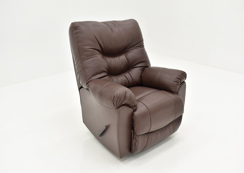 Trilogy Leather Rocker Recliner Dark Brown