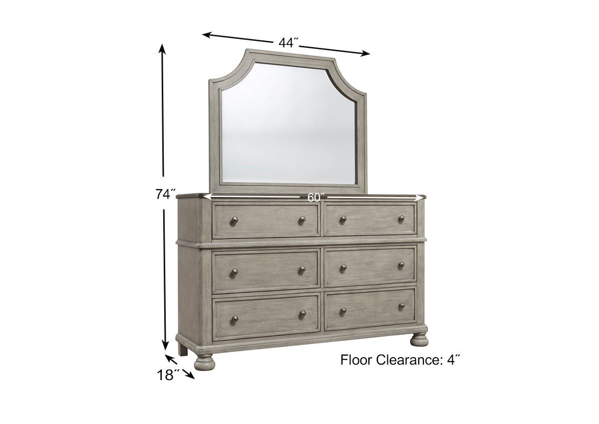 Falkhurst Queen Size Upholstered Bedroom Set Gray