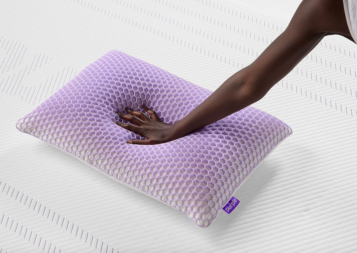 Purple Harmony Pillow Medium Home Furniture Mattress Center