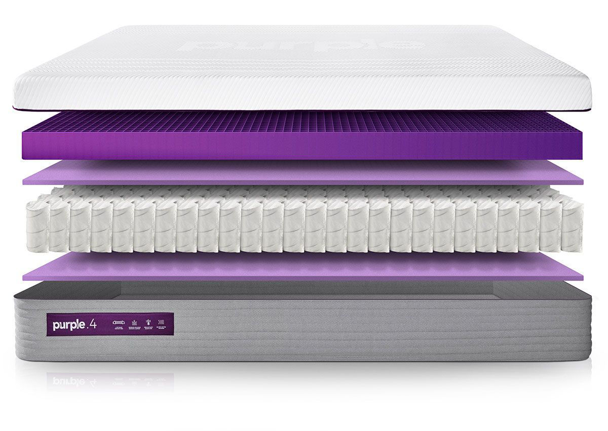 Purple Hybrid Premier 4 Mattress - King Size | Home Furniture Mattress