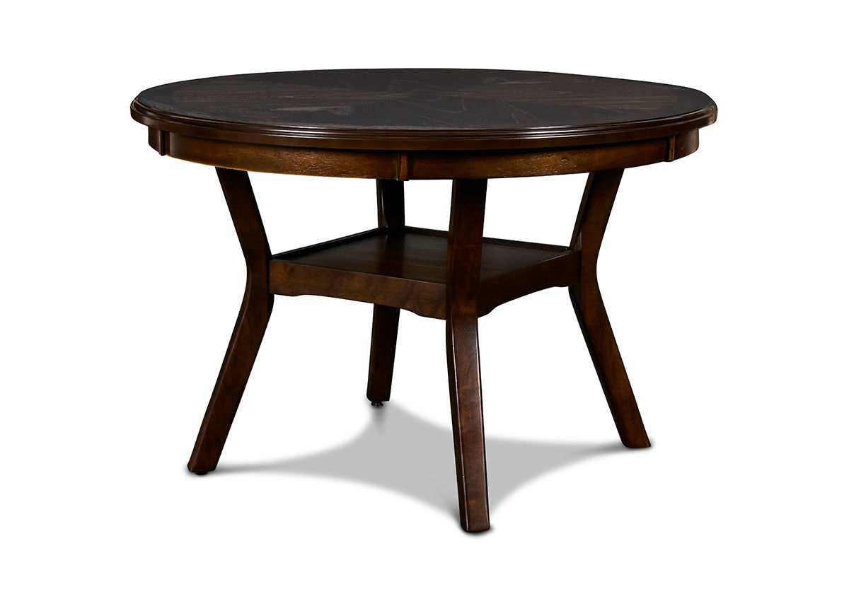 Gia 5 Piece Dining Table Set Cherry Home Furniture Plus Bedding and