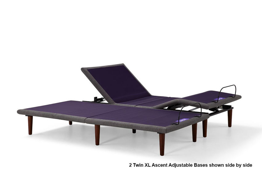 purple adjustable bed frame