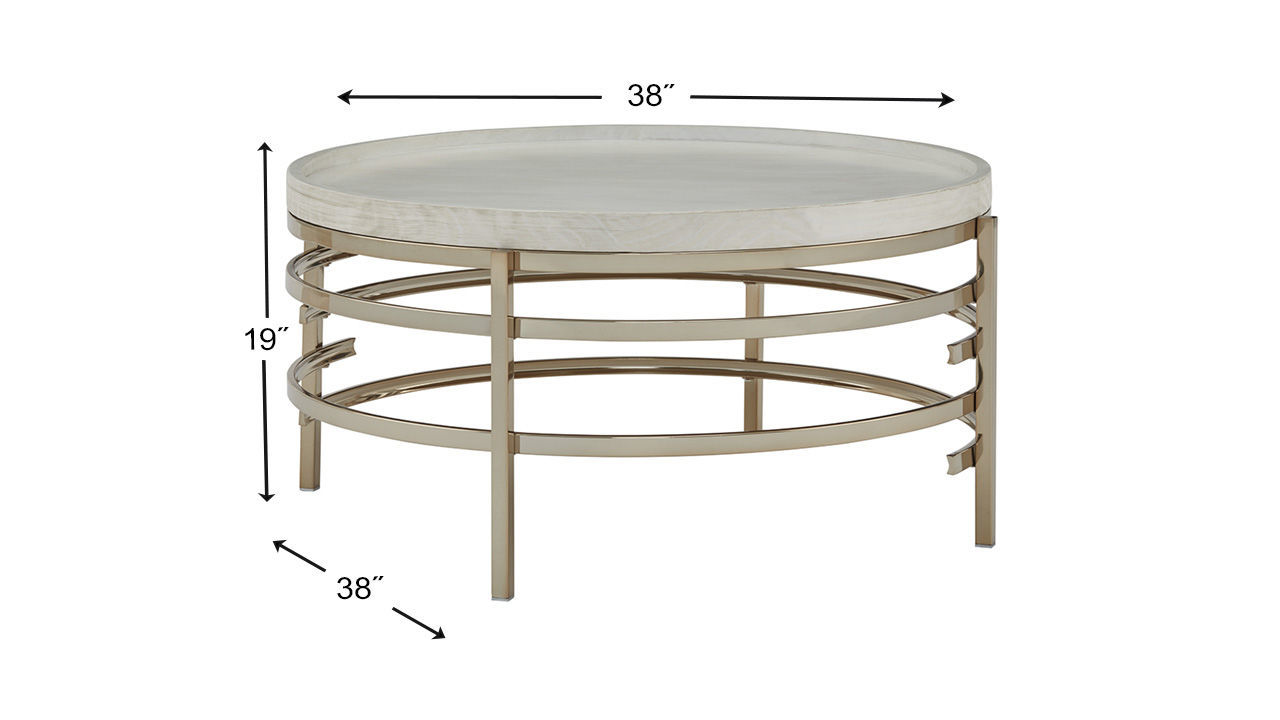 Montiflyn Coffee Table OffWhite Home Furniture Plus Bedding and