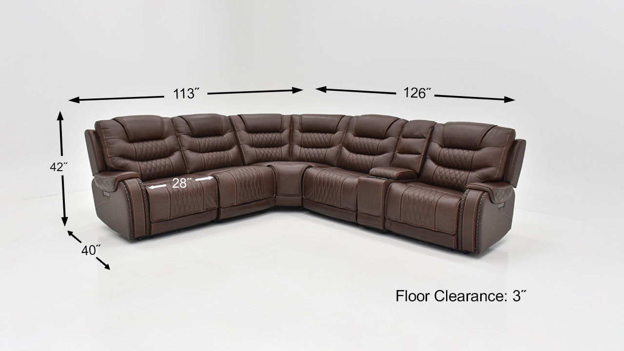 elliot leather power reclining sofa