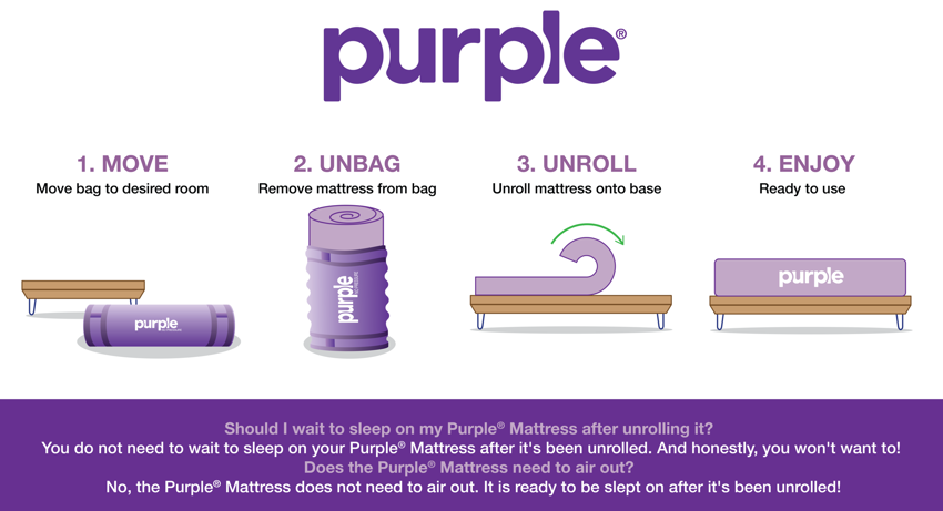 king size purple 2 mattress