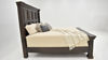Side View  of the Big Valley Queen Size Bed in Brown by Liberty Furniture | Home Furniture Plus Bedding