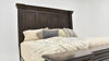 Close Up Headboard View of the Big Valley Queen Size Bed in Brown by Liberty Furniture | Home Furniture Plus Bedding