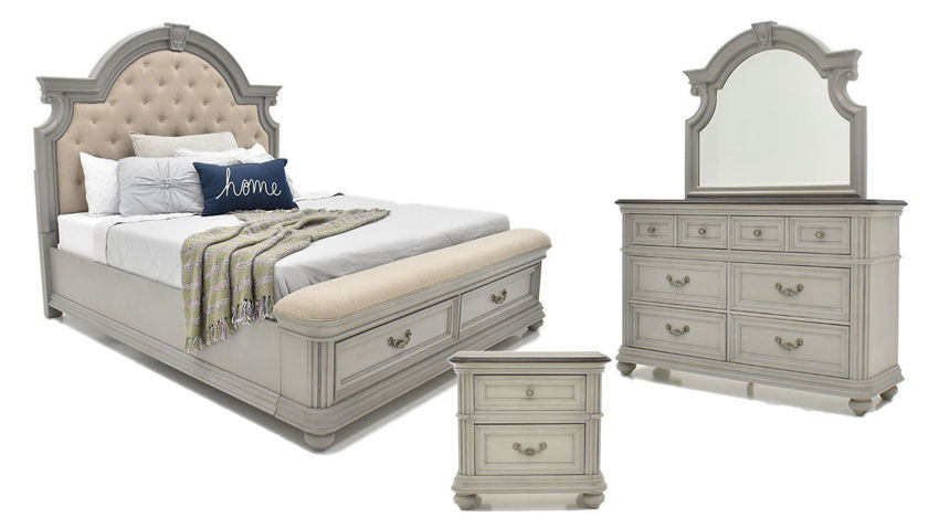 Picture of Keystone King Size Bedroom Set - Gray