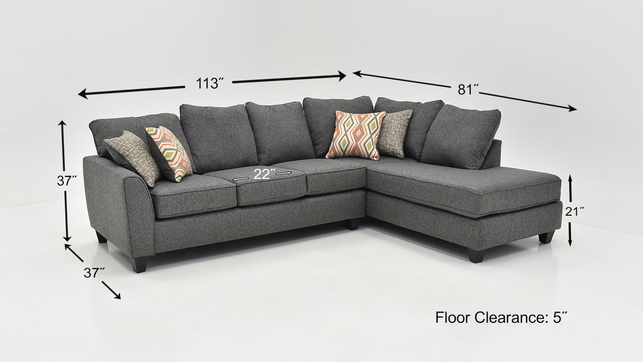 Endurance Sectional Sofa Gray