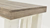Close Up View of the Spencer Sofa Table in Off-White by Vintage Furniture |Home Furniture Plus Bedding