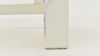 Close Up View of the Leg on the  Spencer Sofa Table in Off-White by Vintage Furniture |Home Furniture Plus Bedding