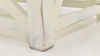 Close Up View of the Leg on the Spencer Coffee Table in Off-White by Vintage Furniture |Home Furniture Plus Bedding