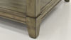 Close Up Leg View of the Rustic End Table in Gray by Bernards | Home Furniture Plus Bedding
