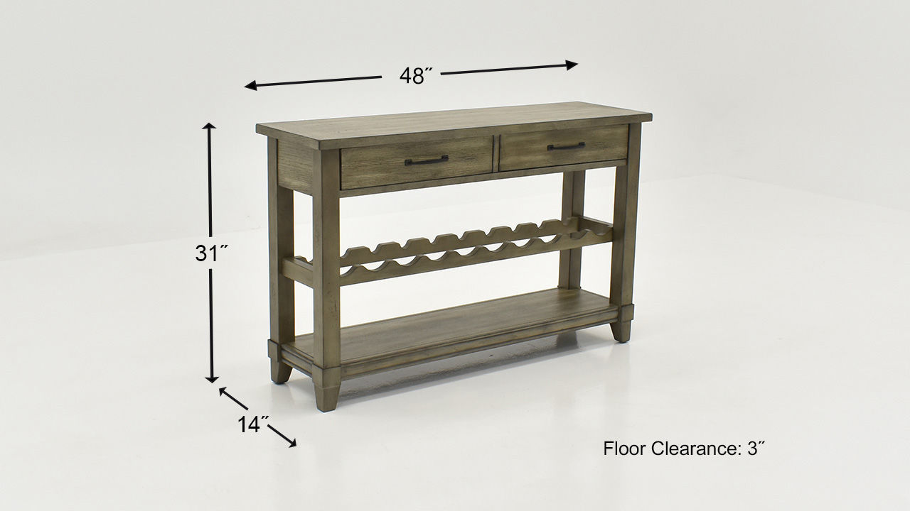 Rustic Sofa Console Table Gray Home Furniture Plus Bedding and