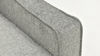 Close Up Arm View of the St. Charles Chair in Gray by Behold Home | Home Furniture Plus Bedding