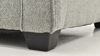 Close Up Foot View of the St. Charles Loveseat in Gray by Behold Home | Home Furniture Plus Bedding
