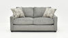 Front Facing View of the St. Charles Loveseat in Gray by Behold Home | Home Furniture Plus Bedding