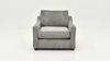 Front Facing View of the St. Charles Chair in Gray by Behold Home | Home Furniture Plus Bedding