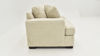 Side View of the Ritzy Loveseat in Off-White by Behold Home | Home Furniture Plus Bedding