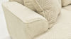 Close Up Arm View of the Ritzy Loveseat in Off-White by Behold Home | Home Furniture Plus Bedding