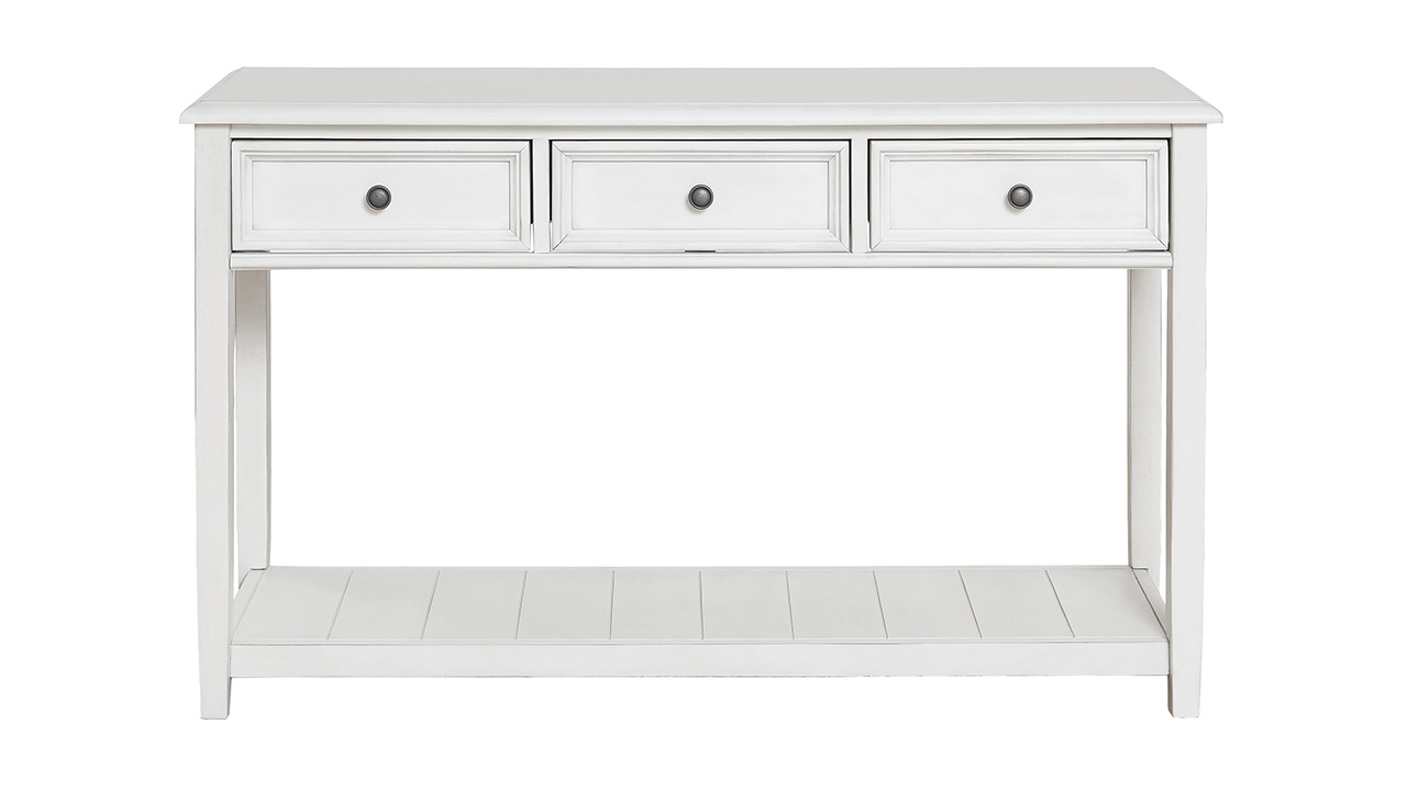 Kanwyn Sofa Table White Home Furniture Plus Bedding and Mattress Center