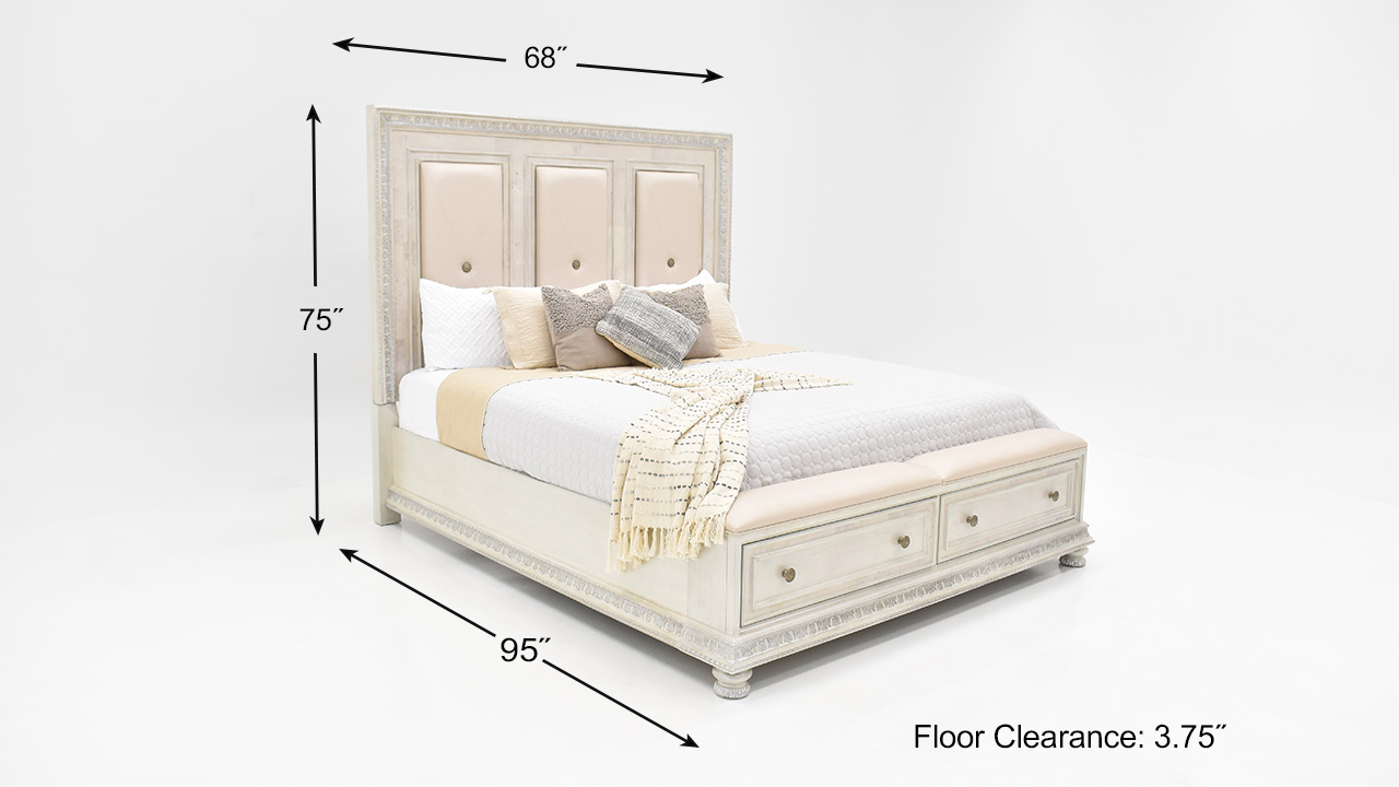 Ava Queen Size Storage Bed White ava-queen-size-storage-bed-white