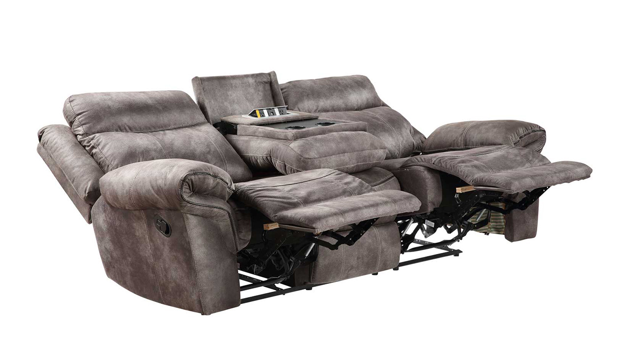 Nashville Reclining Sofa Gray Home Furniture Plus Bedding and