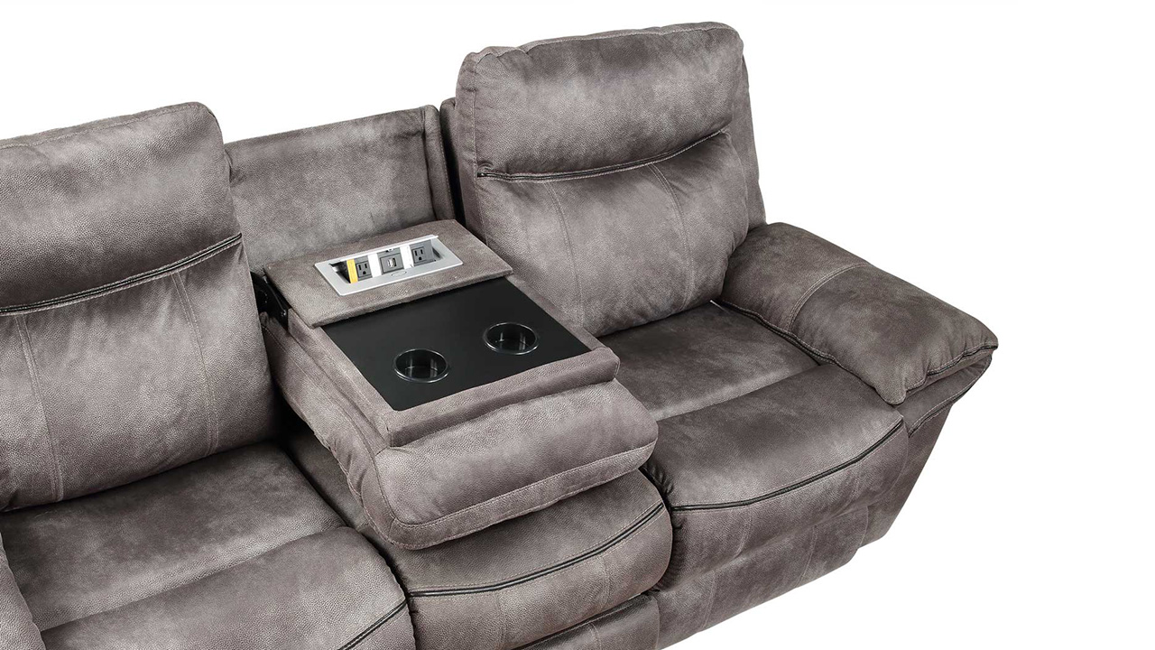Nashville Reclining Sofa Gray Home Furniture Plus Bedding and