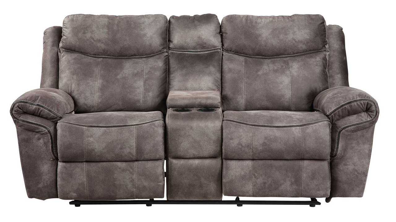Nashville Glider Reclining Loveseat Gray Home Furniture Plus