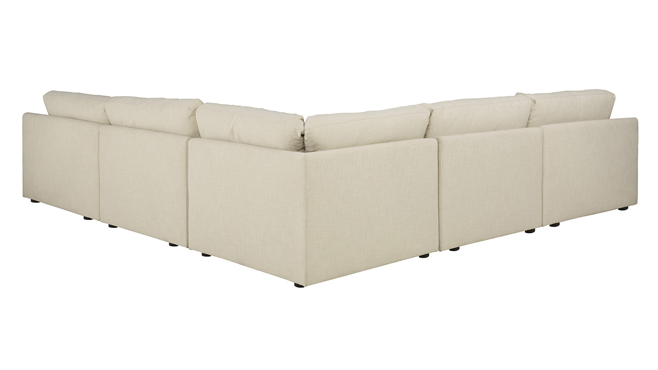 Elyza Sectional Sofa Off White Home Furniture Plus Bedding and