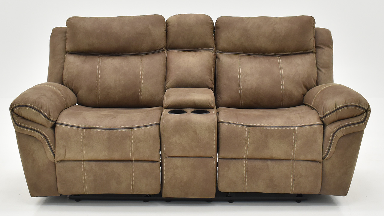Nashville Glider Reclining Loveseat Brown Home Furniture Plus Bedding