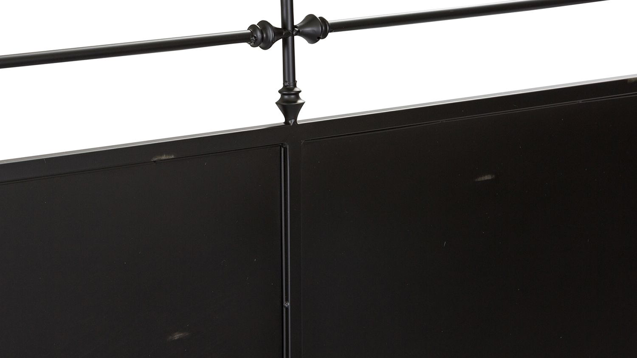 Vintage Metal Daybed Black Home Furniture Plus Bedding and Mattress