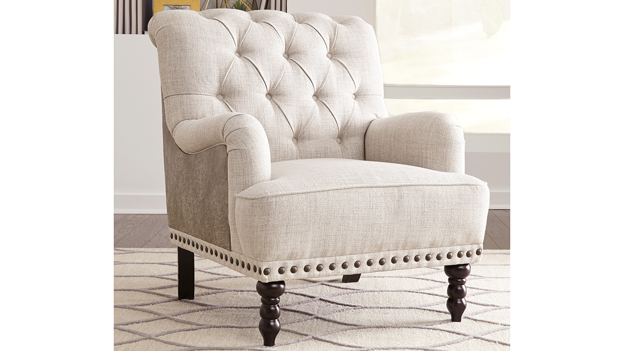 Tartonelle Accent Chair Off White Home Furniture Plus Bedding and