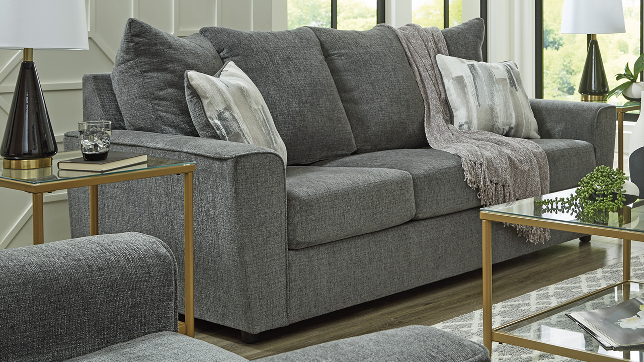 Stairatt Sofa Gray Home Furniture Plus Bedding and Mattress Center