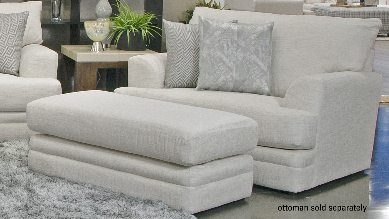 Zeller Chair Off White Home Furniture Plus Bedding and Mattress Center