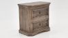 View of the Westgate King Size Panel Bedroom Set in Weathered Gray by Vintage Furniture | Home Furniture Plus Bedding