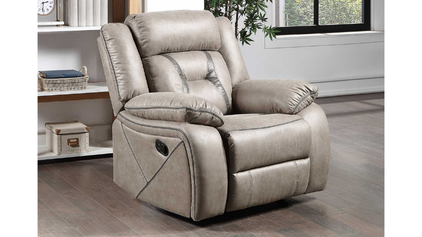 Tyson Glider Recliner - Taupe | Home Furniture Plus Bedding and ...