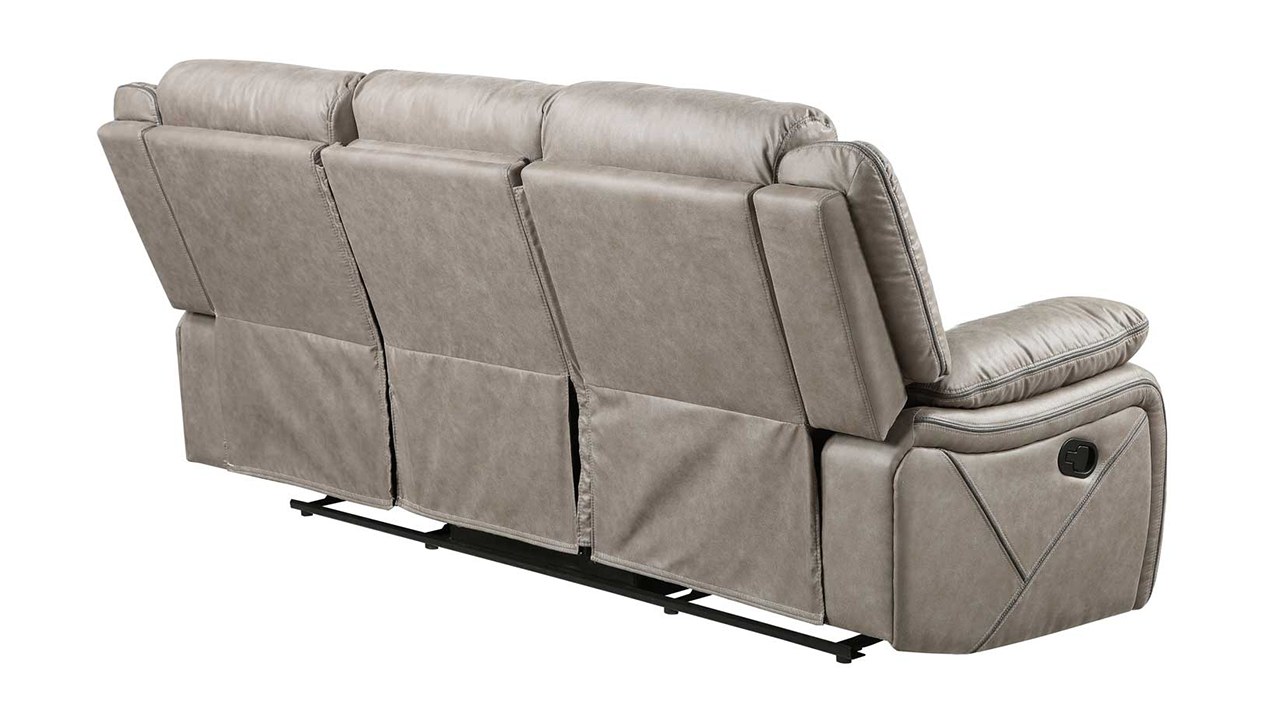 Tyson Reclining Sofa Taupe Home Furniture Plus Bedding and Mattress Center