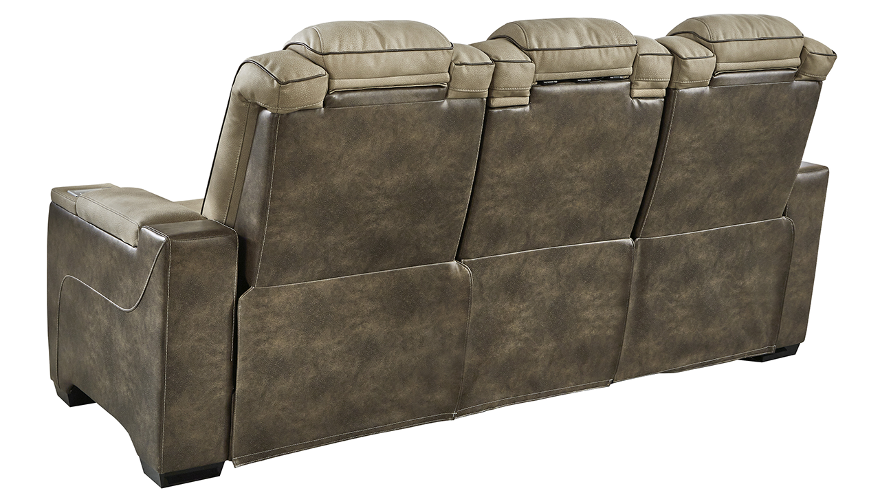 NextGen POWER Reclining Sofa Tan Home Furniture Plus Bedding and
